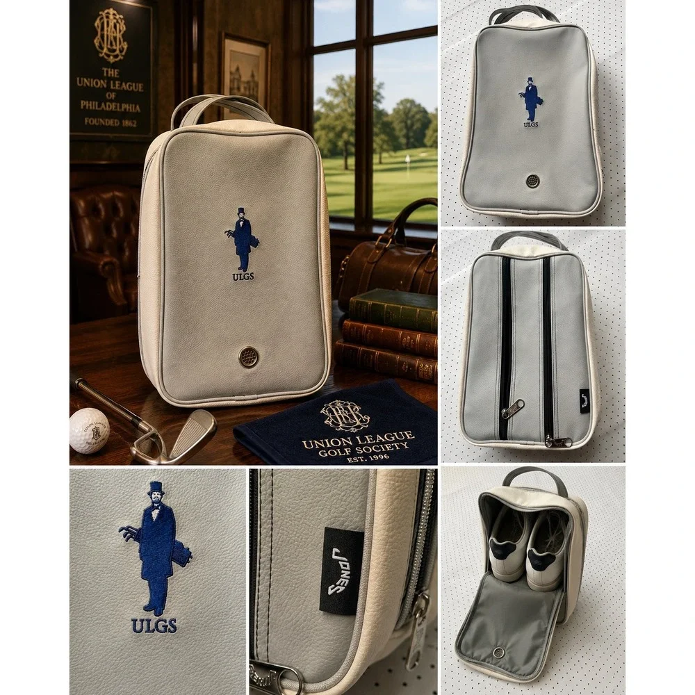 Union League Golf Society ULGS Philadelphia Jones Golf Shoe Bag Private Club
